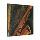 Saxophone's Musical Dance - Canvas