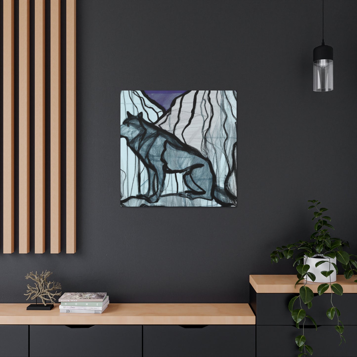 "Wolves in the Wilderness" - Canvas