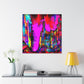 Vibrant Celestial Symphony - Canvas