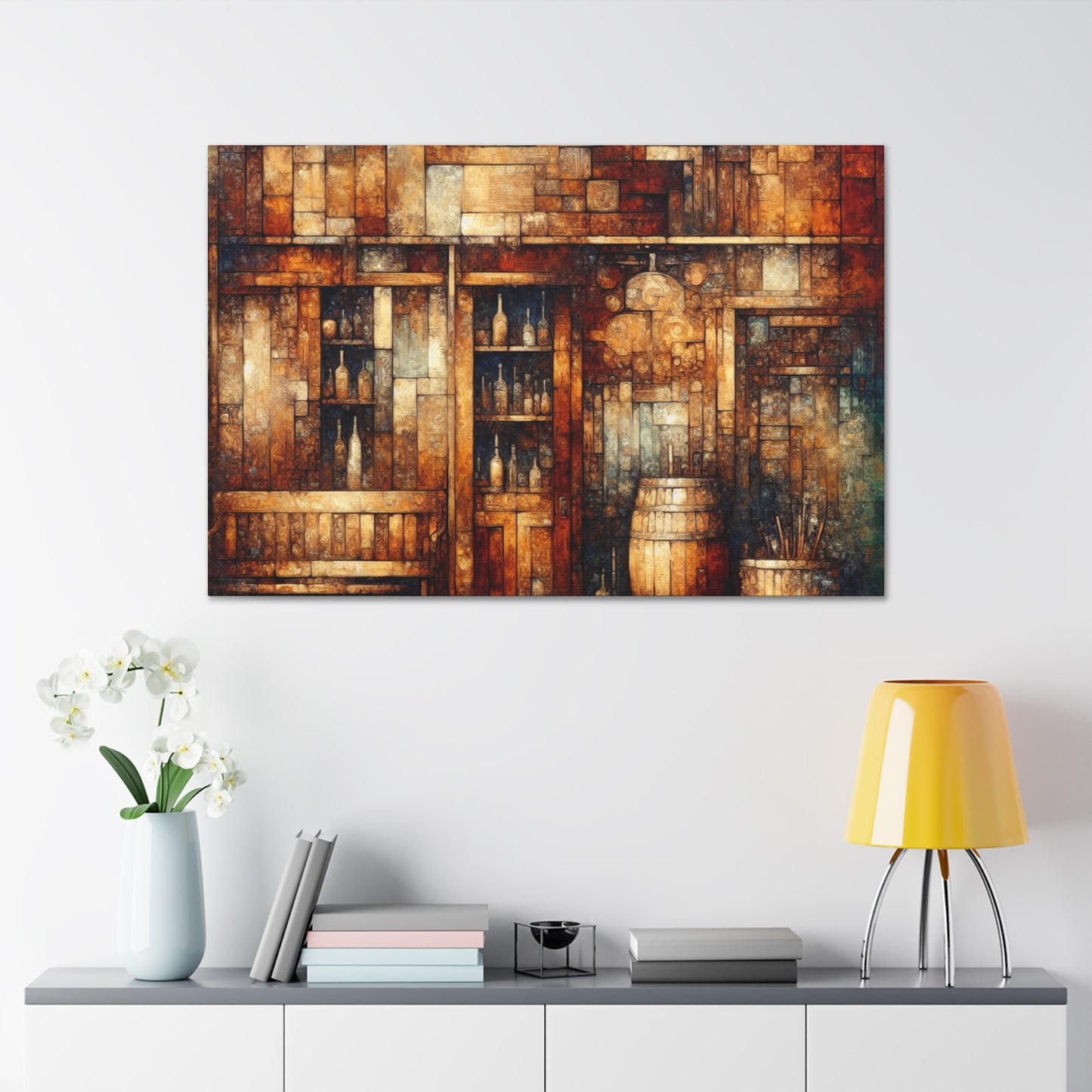 Whispering Jazz Tapestries - Canvas