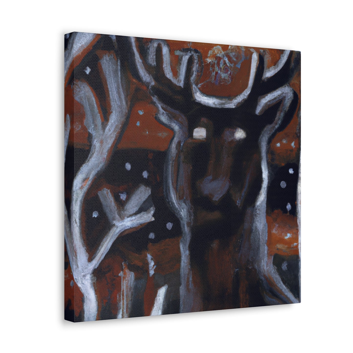 Reindeer in Abstraction - Canvas