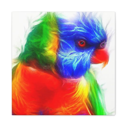 Rainbow Lorikeet Splendor - Canvas