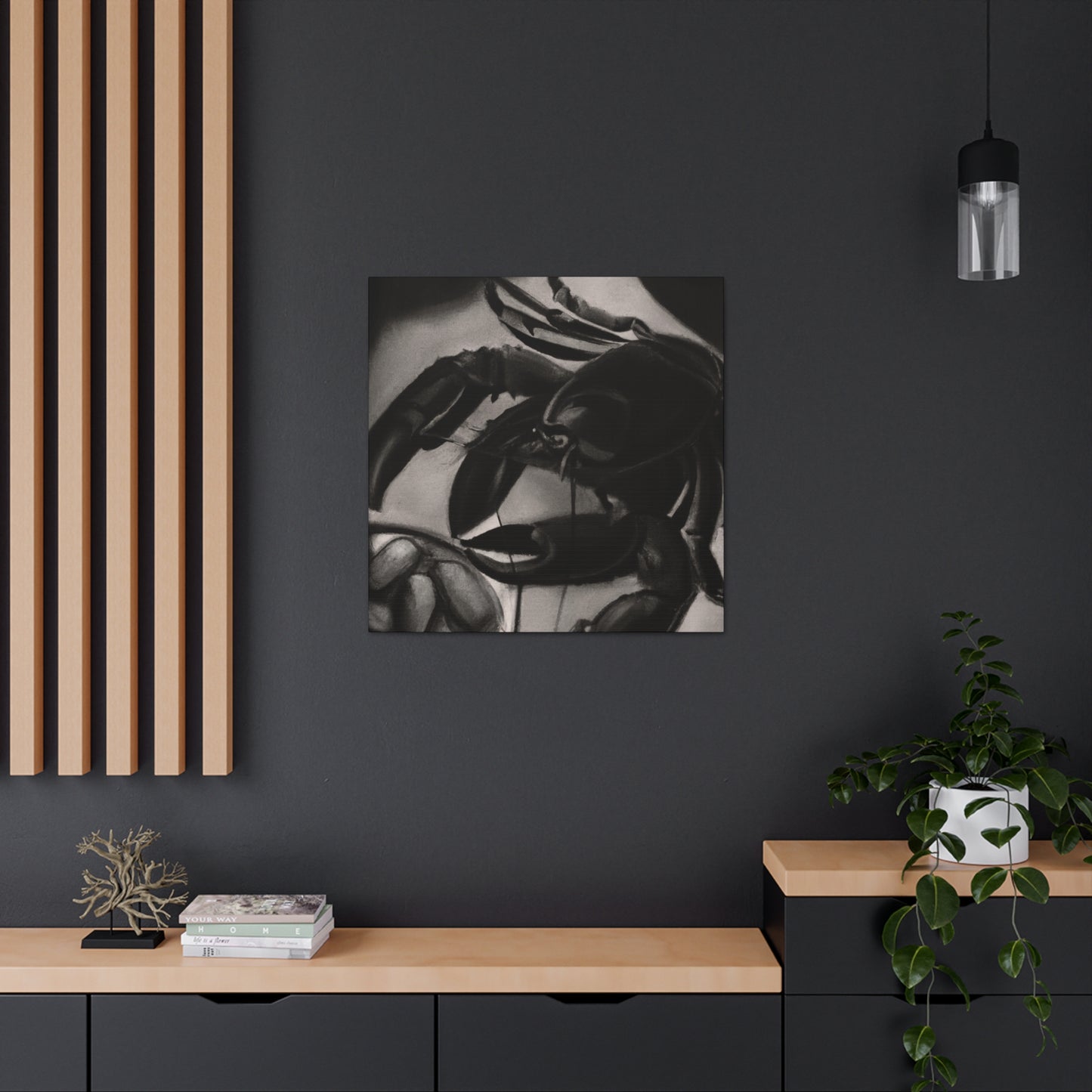 Seafood Hyperrealism Scene - Canvas