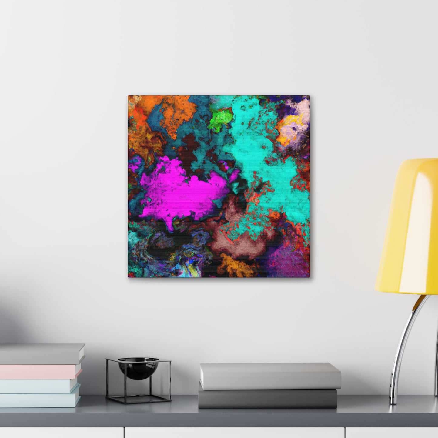 Radiating Hues Melody - Canvas