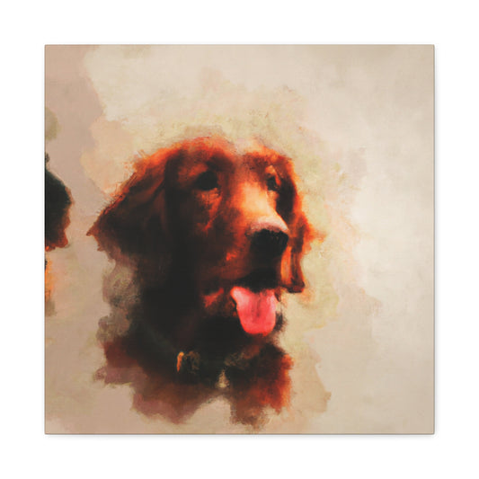 "Irish Setter Majestic Poise" - Canvas