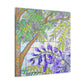 "Jacaranda in Moonlight" - Canvas