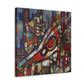 "Futurist Art Nouveau" - Canvas