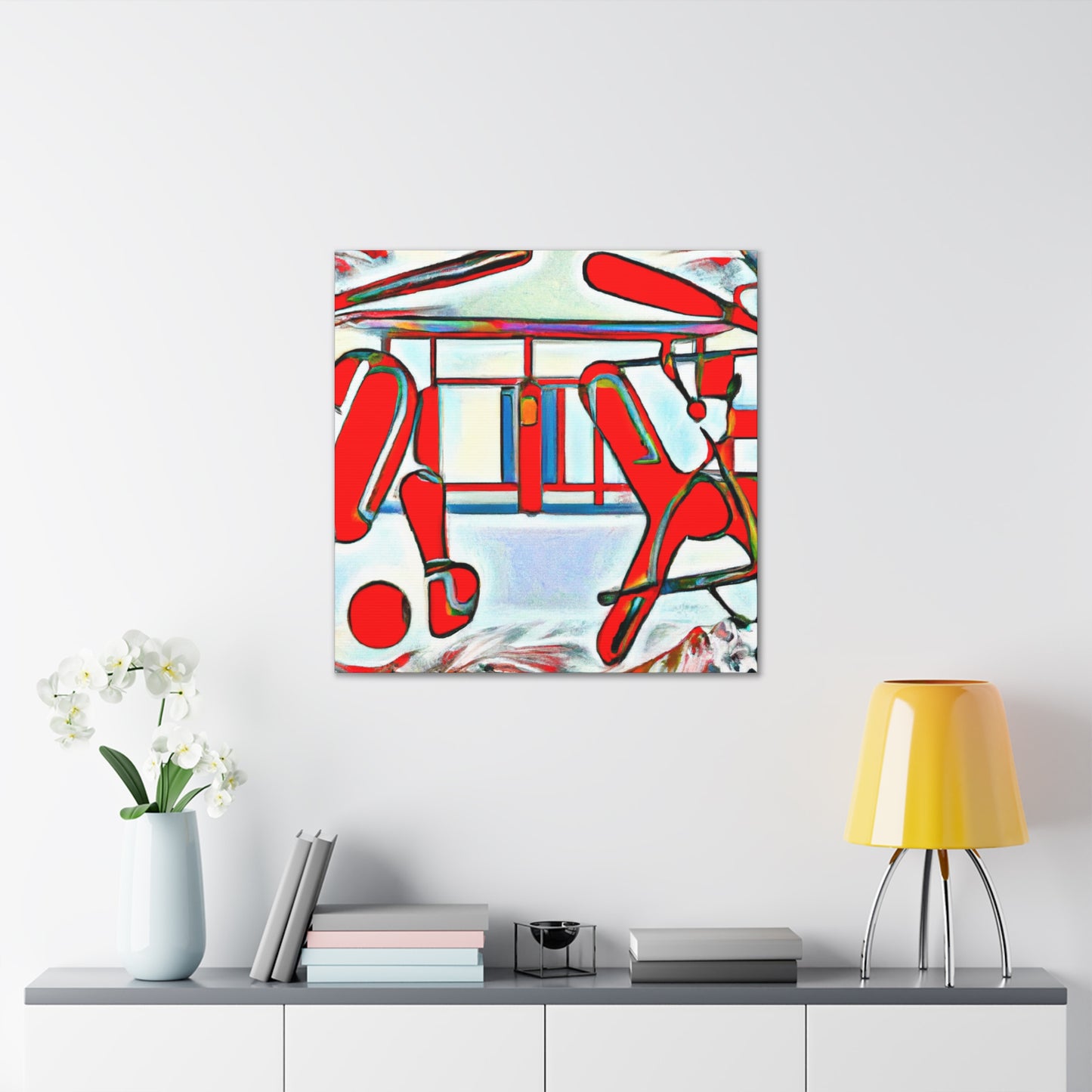 "Hockey In Dreamland" - Canvas