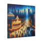 "Enchanting Urban Tapestry" - Canvas