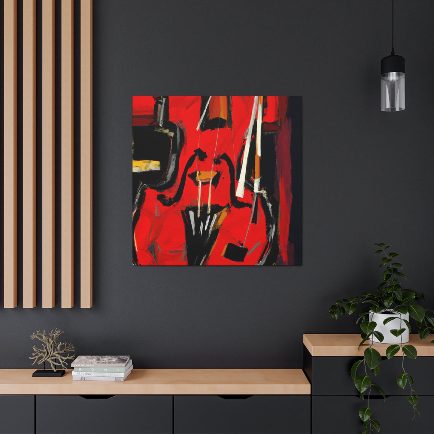 Violin in Expressionism - Canvas