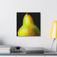 Pear in Metallic Gold - Canvas