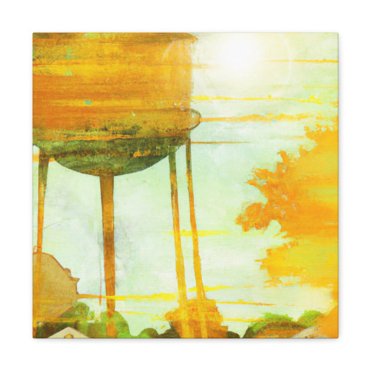 "Towering Over Waterscape" - Canvas