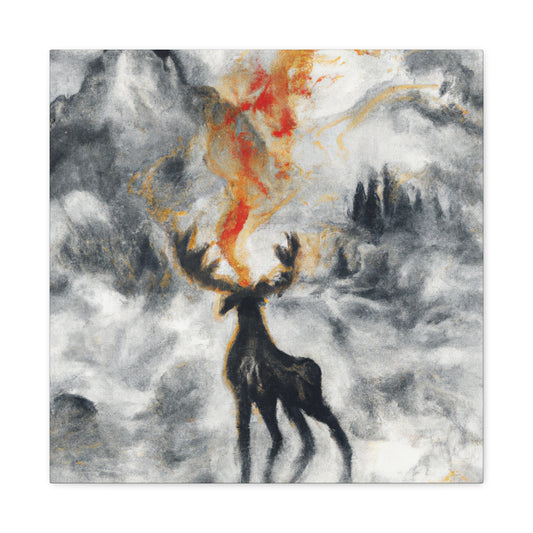 "Majestic Elk of Nature" - Canvas