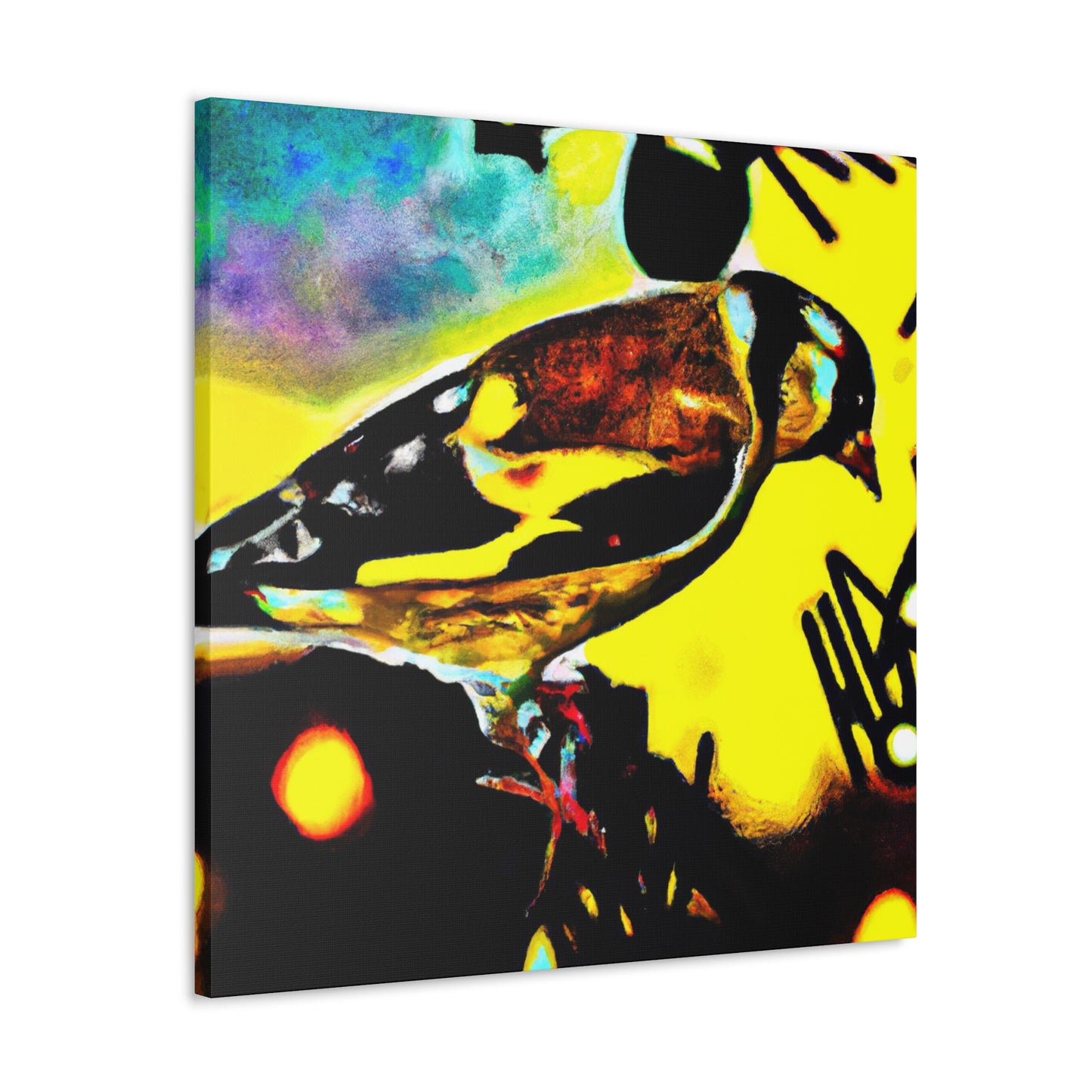 American Goldfinch Abstraction - Canvas