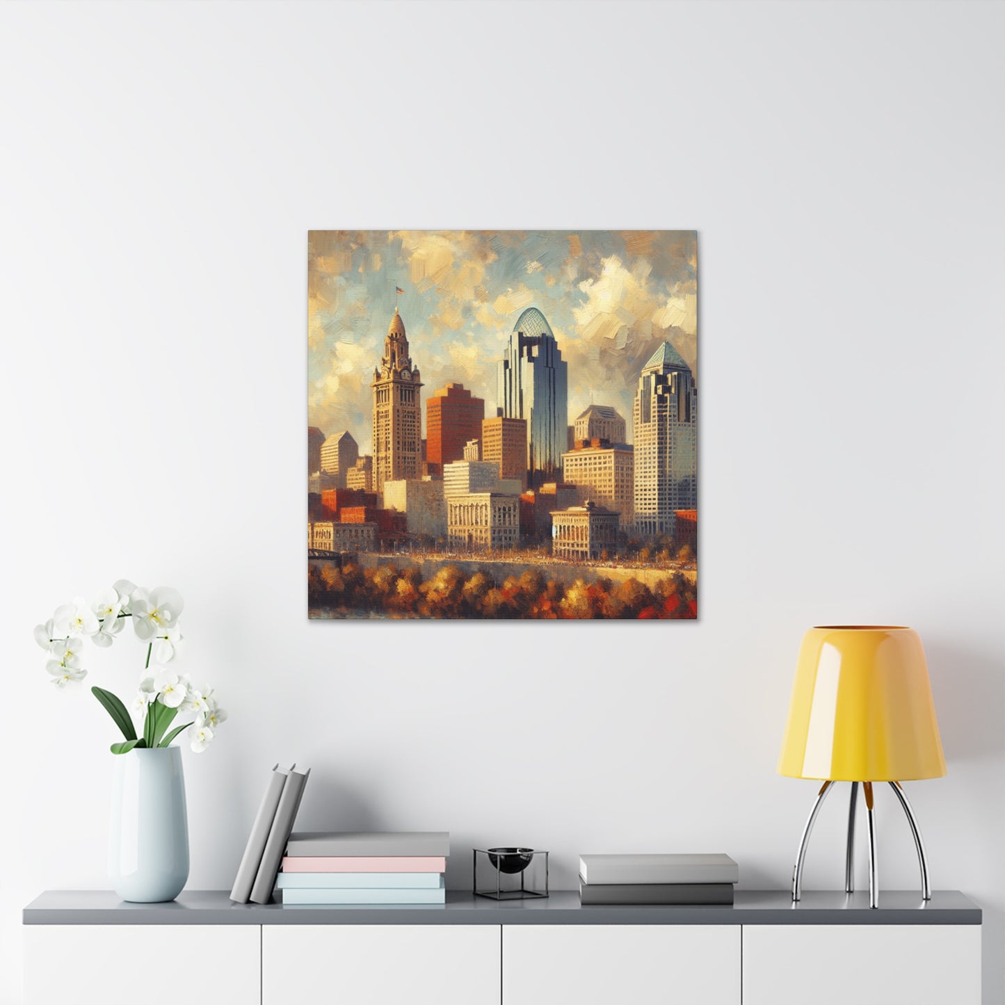 "Cincinnati's Colorful Canvas" - Canvas