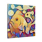 Serene Fish Painting - Canvas