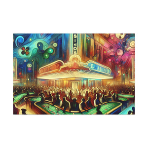 Bizarre Casino Dreamscape - Canvas