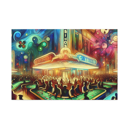 Bizarre Casino Dreamscape - Canvas