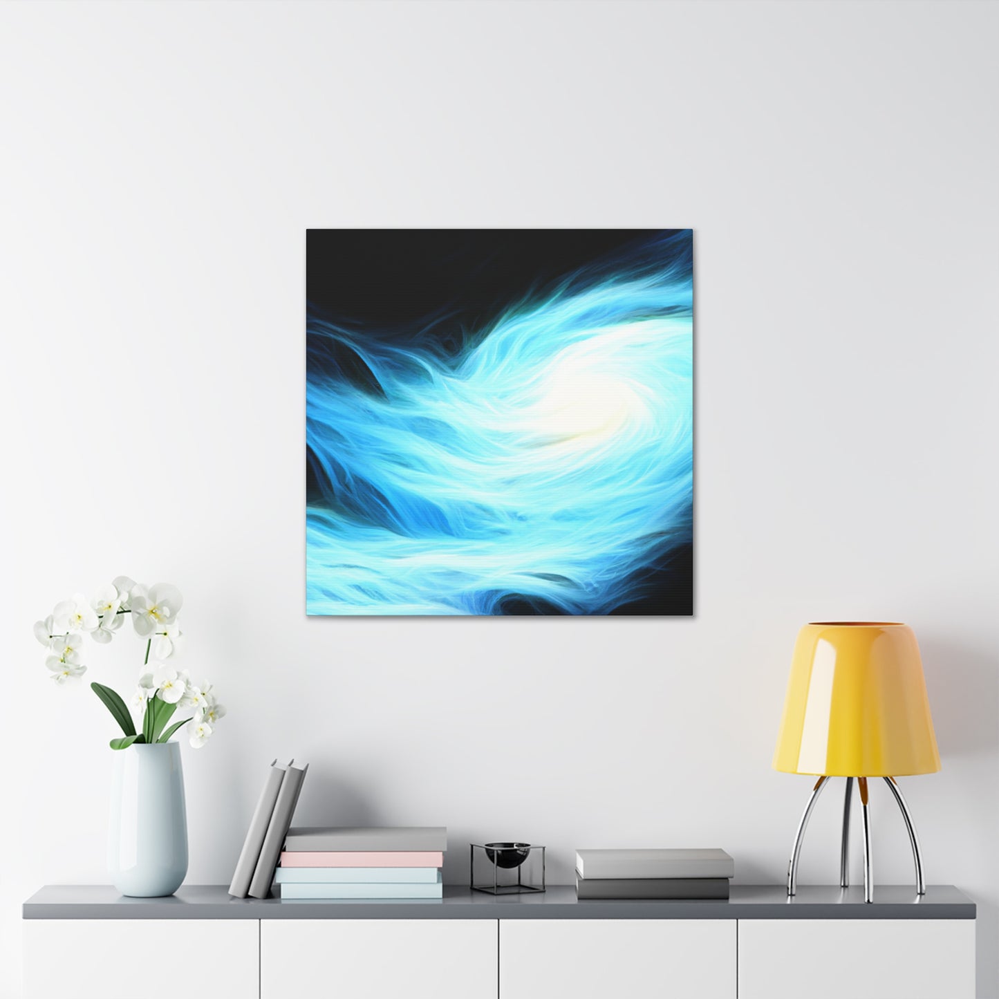 "Serene Aquatic Energy" - Canvas