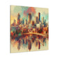 "Southern Skylines Unveiled" - Canvas