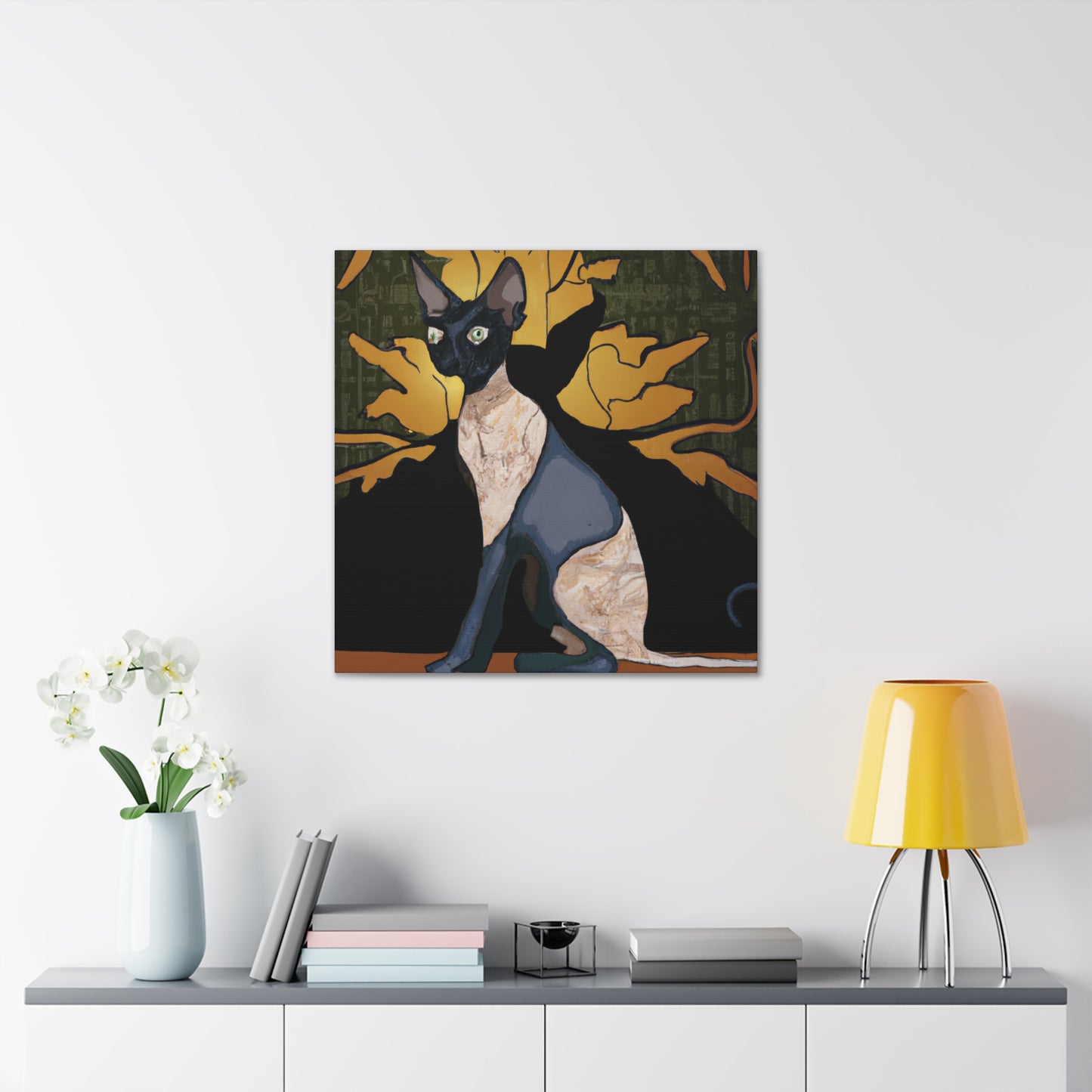 "The Sphynx in Bloom" - Canvas