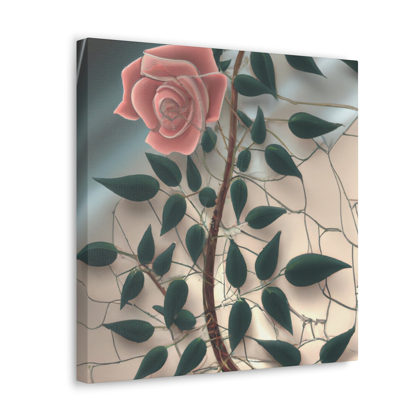 Rose in Reflection Inspires - Canvas