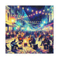 Vibrant Street Serenade - Canvas