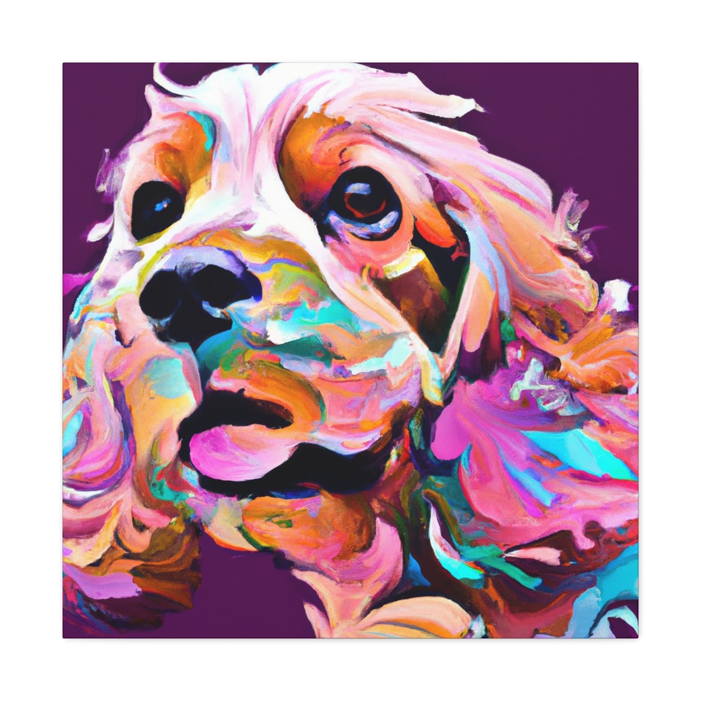 "Spaniel in the Wilderness" - Canvas