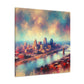 "Cincy Rhapsody in Colors" - Canvas