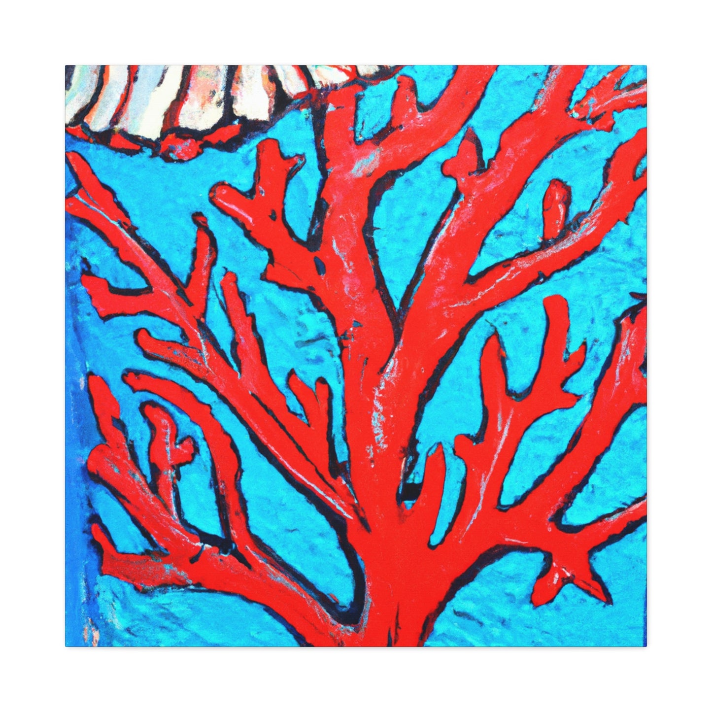 Coral Garden Splendor - Canvas