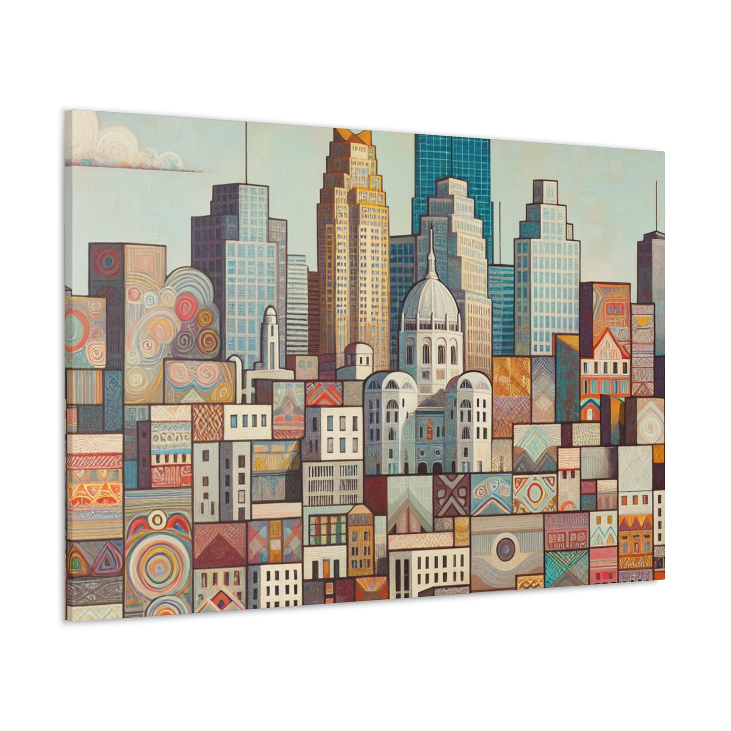 "Vibrant Minneapolis Melody" - Canvas