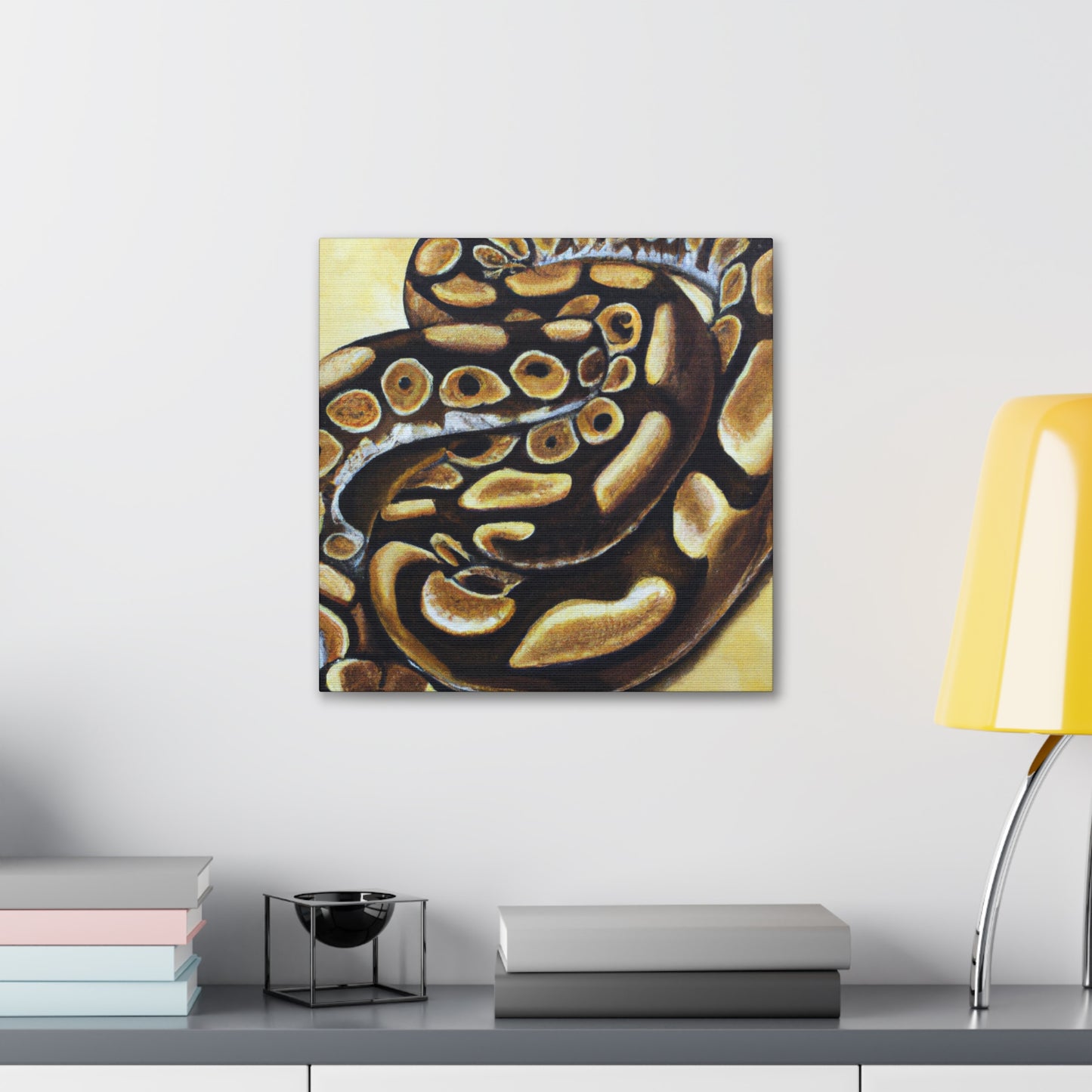 "Snakeskin Slither Slice" - Canvas