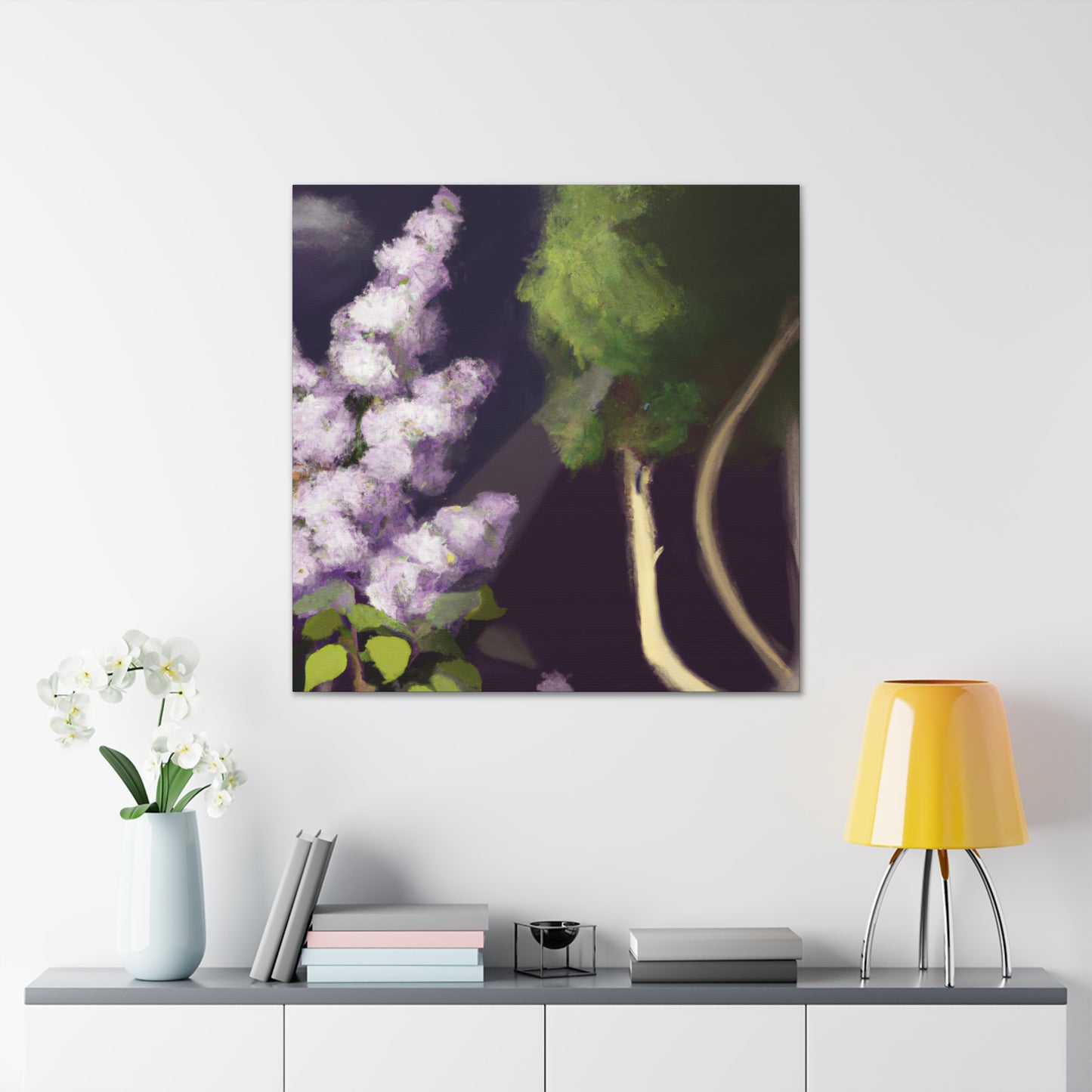 Lilac in Surrealism - Canvas