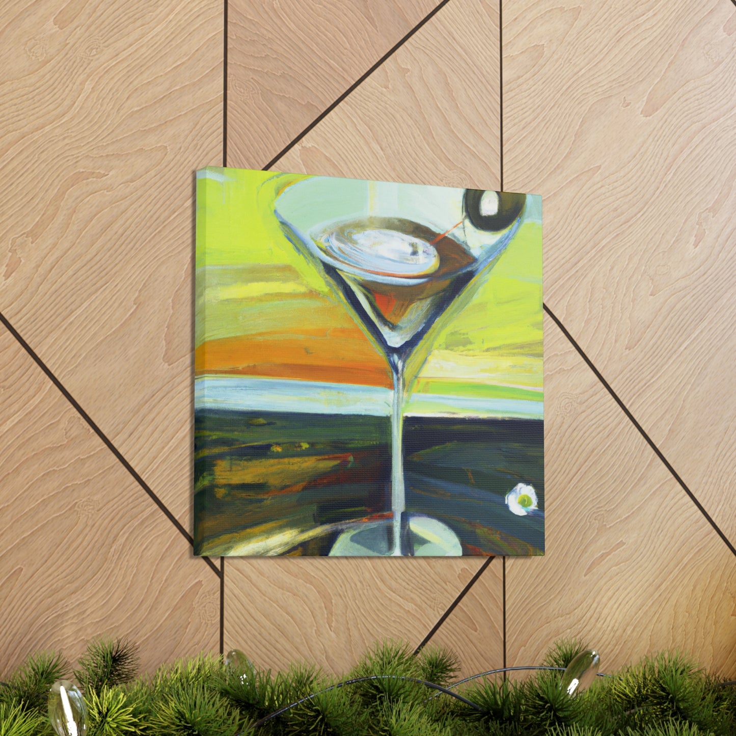 Martini Landscape Splendor - Canvas