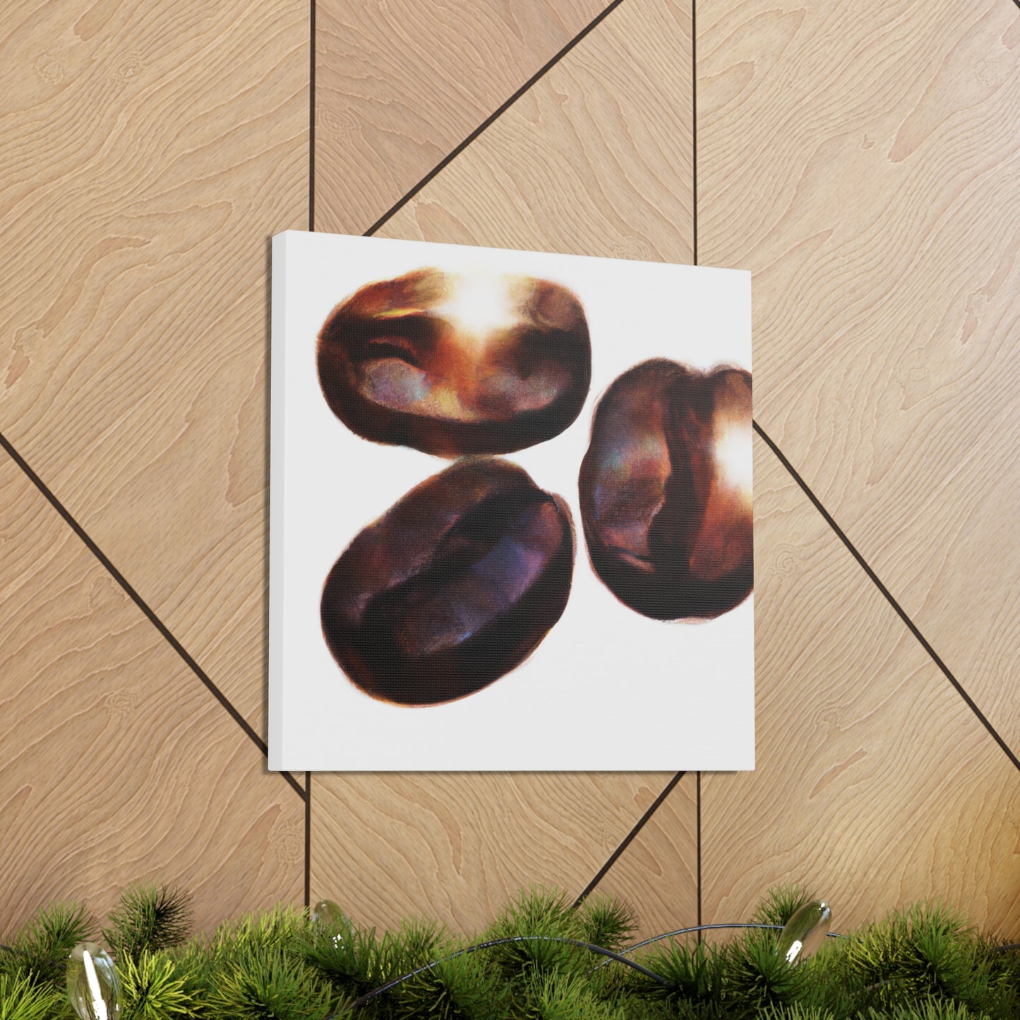 "Coffee Beans Reflections" - Canvas