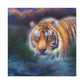 Tiger Roaring Redux - Canvas