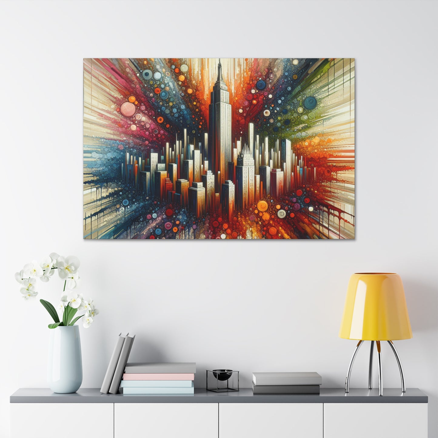 "Urban Rhythm Elegance" - Canvas