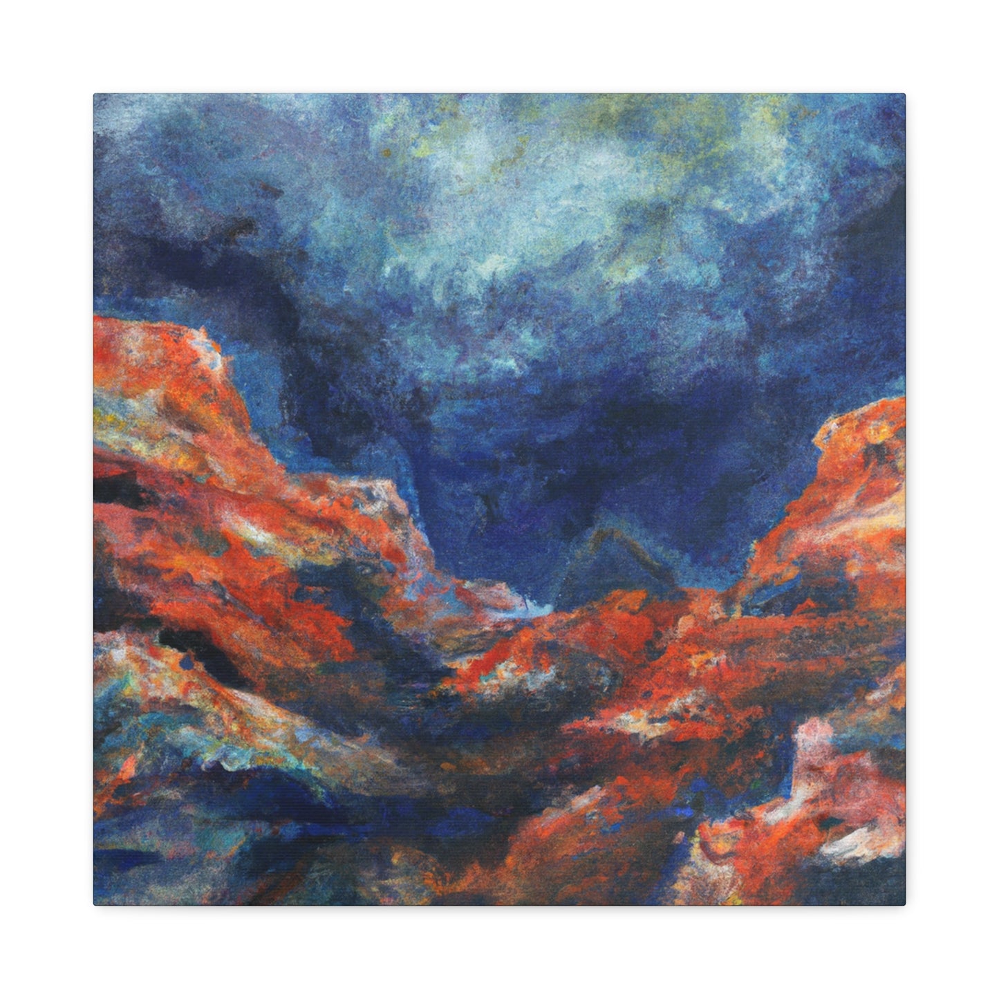 "Canyon in Impressionism" - Canvas