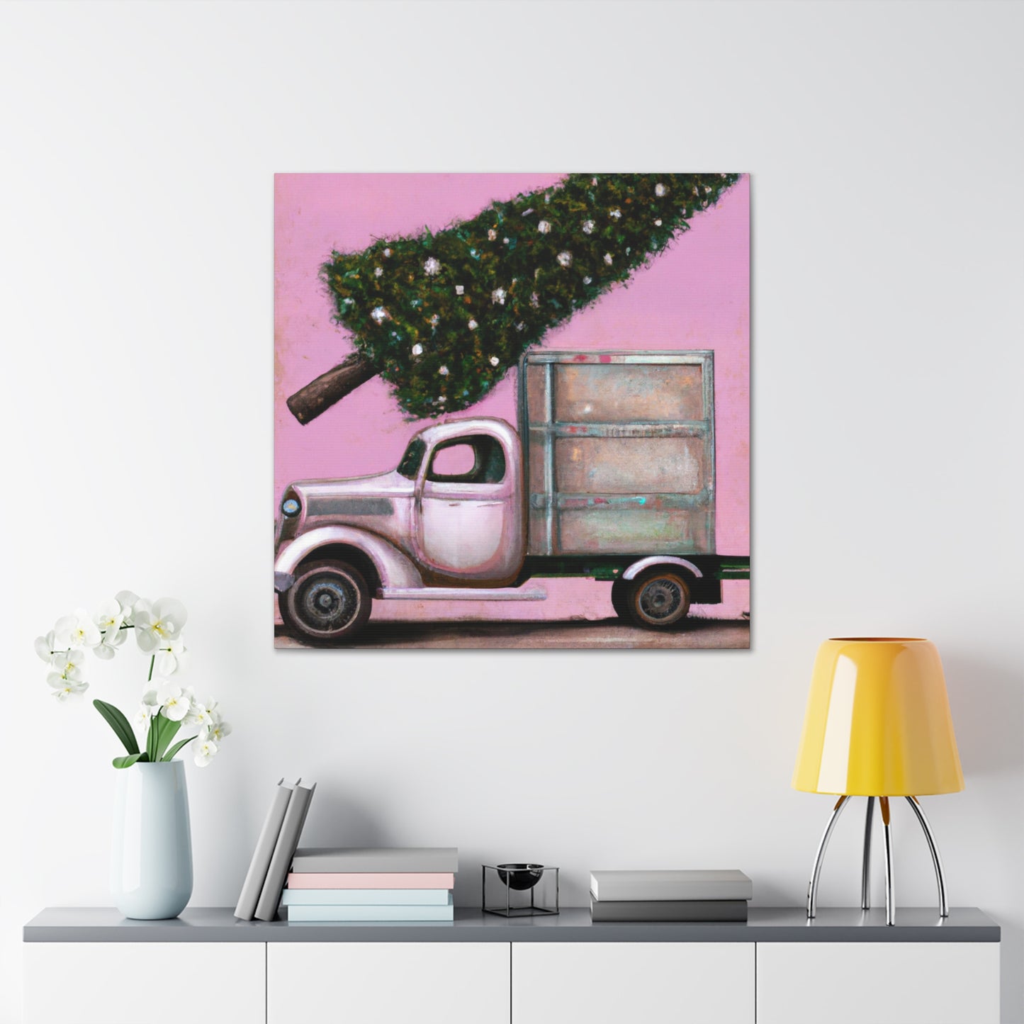 Vintage Christmas Delivery - Canvas