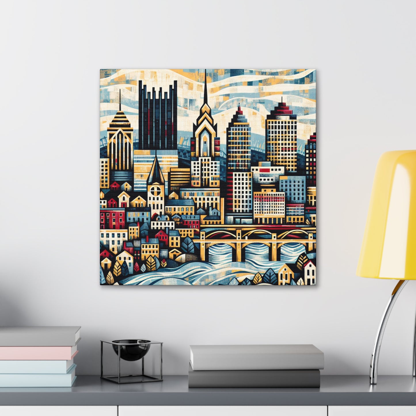 "Pittsburgh's Rustic Harmony" - Canvas