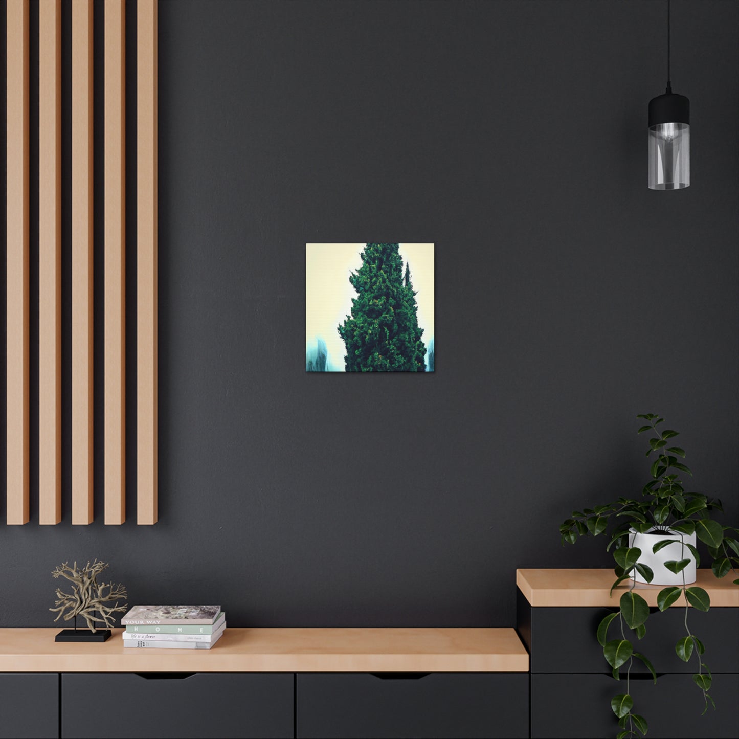 Cypress in Moonlight Shine - Canvas