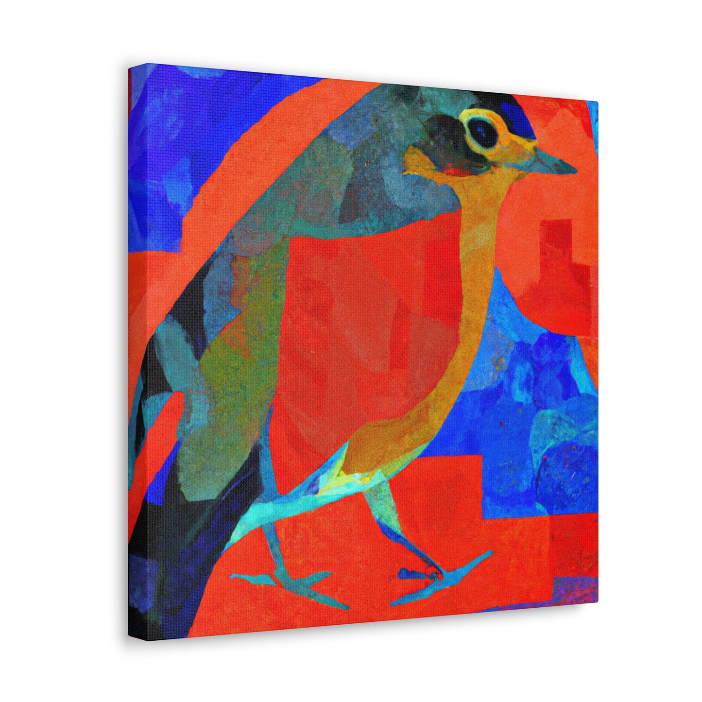 American Robin in Flight - Canvas