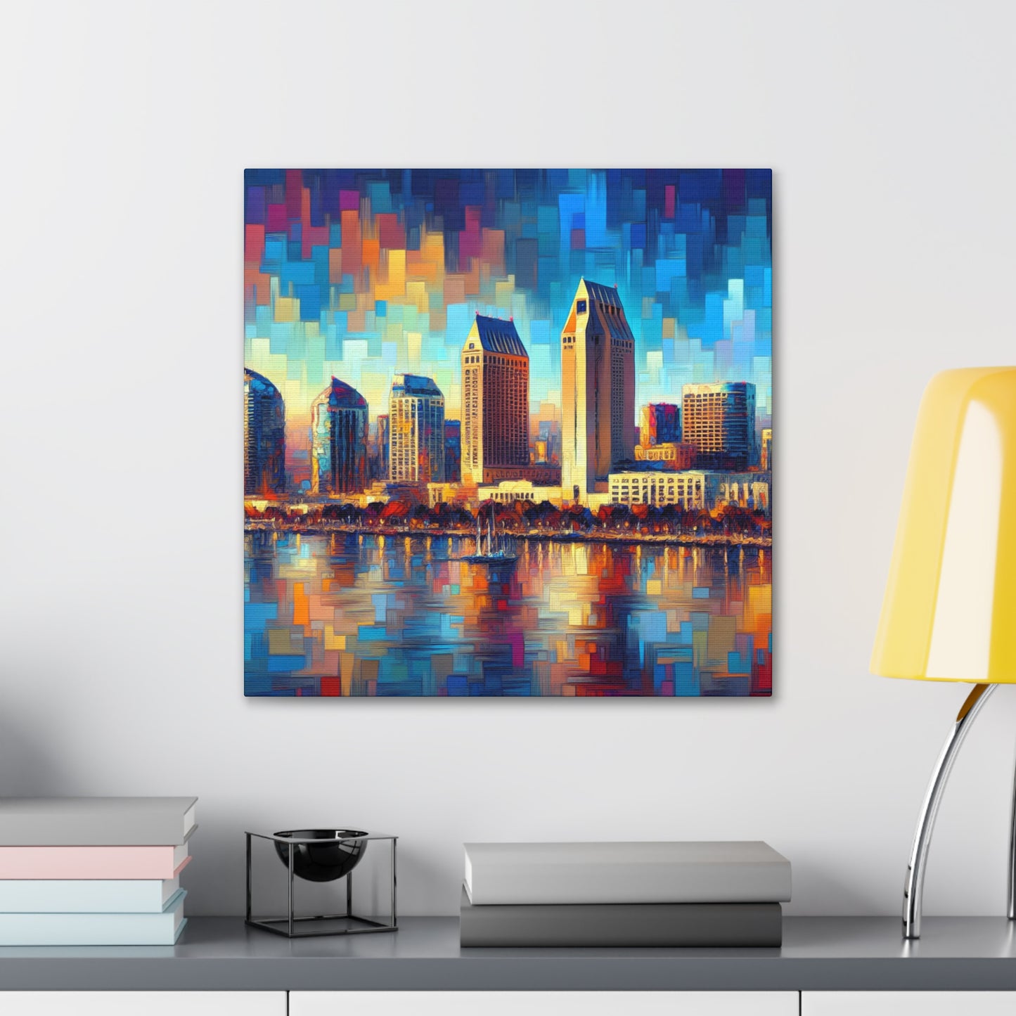 "Vibrant Coastal Dream" - Canvas