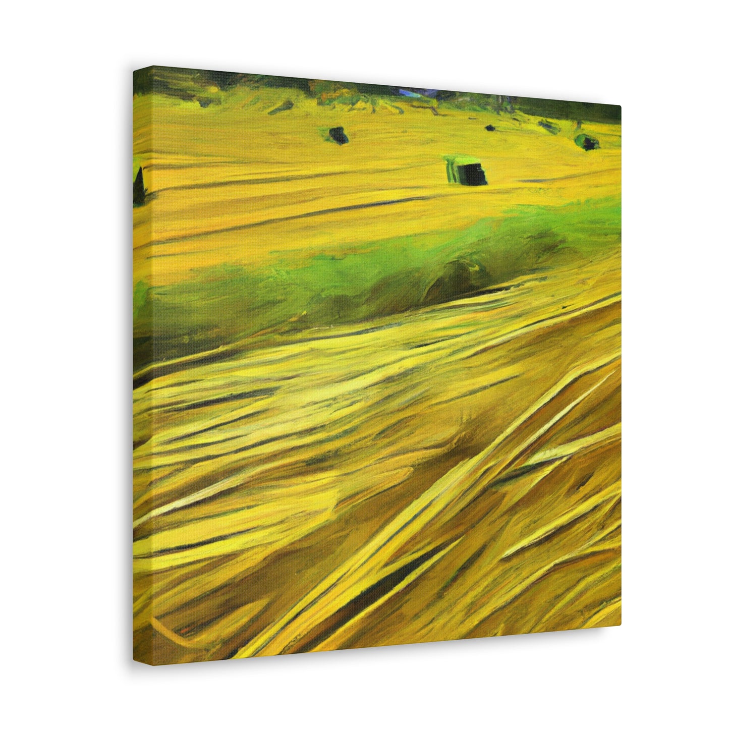 Sunlit Hay Field Dream - Canvas