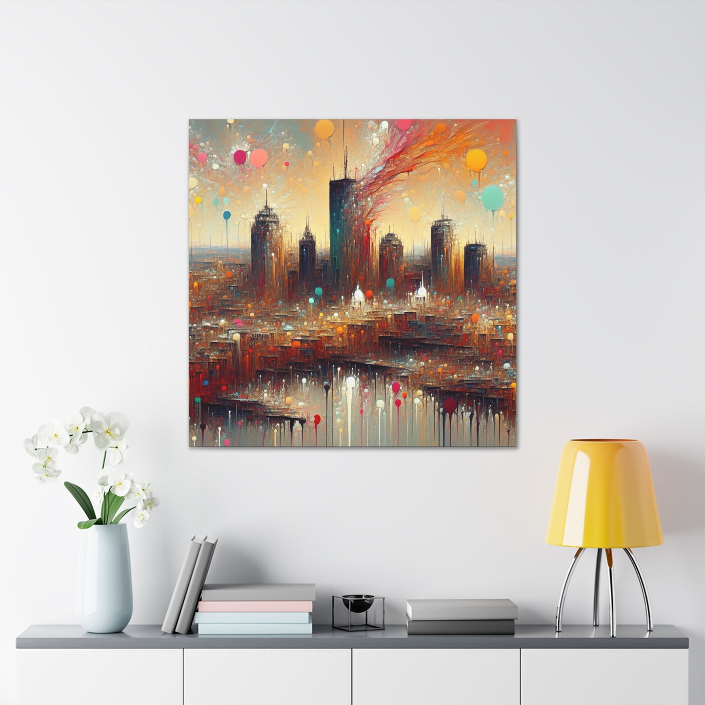 "Emerald City Sunrise" - Canvas