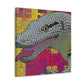 Komodo Dragon Awakening - Canvas