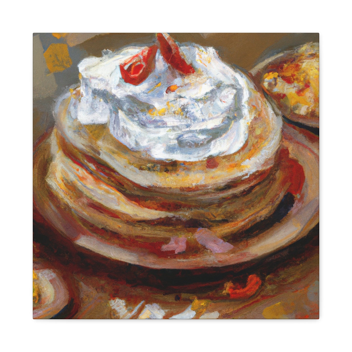 "Pancakes in Impressionism" - Canvas