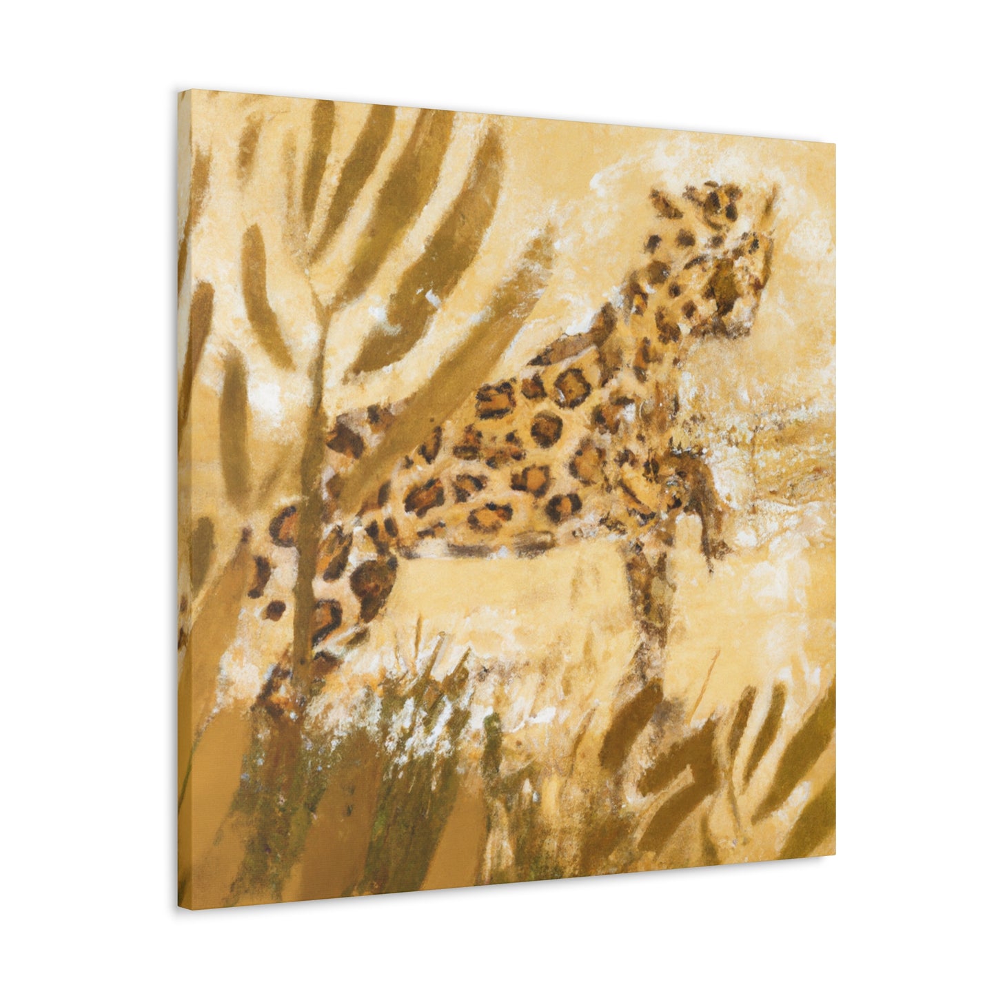 Leopard In Expressionism - Canvas