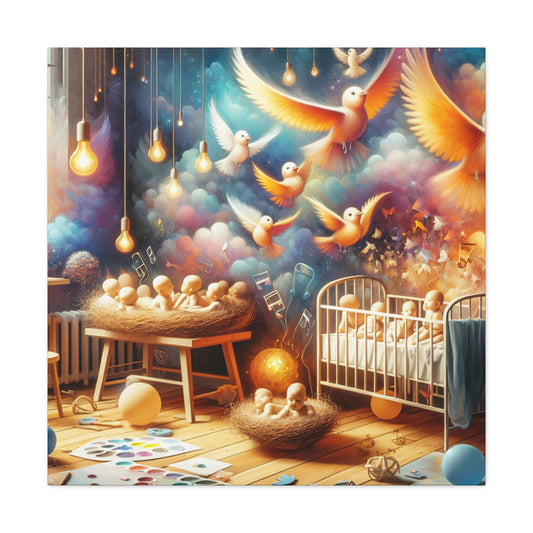 Avian Dreamscape Serenade - Canvas