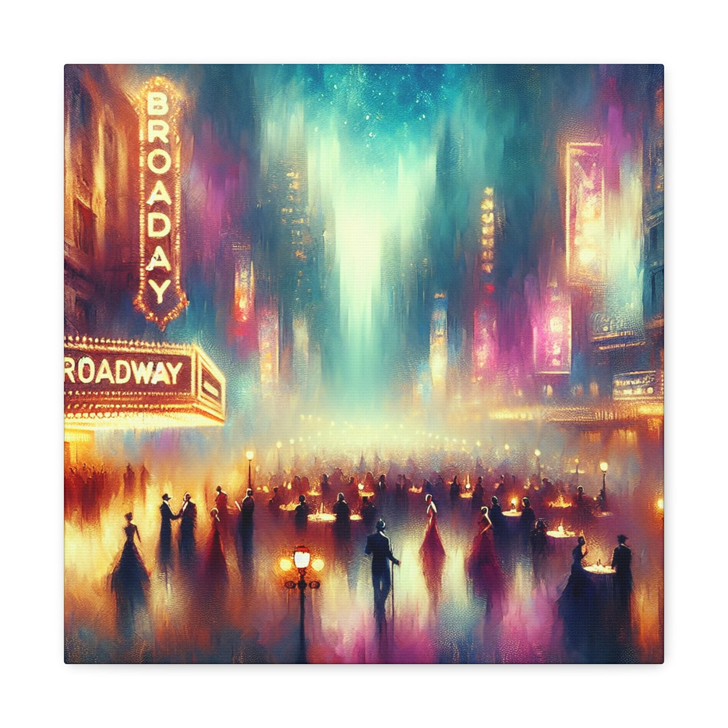 Electric Dreams on Broadway - Canvas